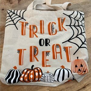 Halloween Trick or Treat Canvas Tote